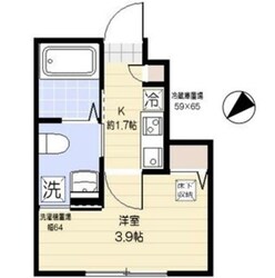 ソルナクレイシア久我山の物件間取画像